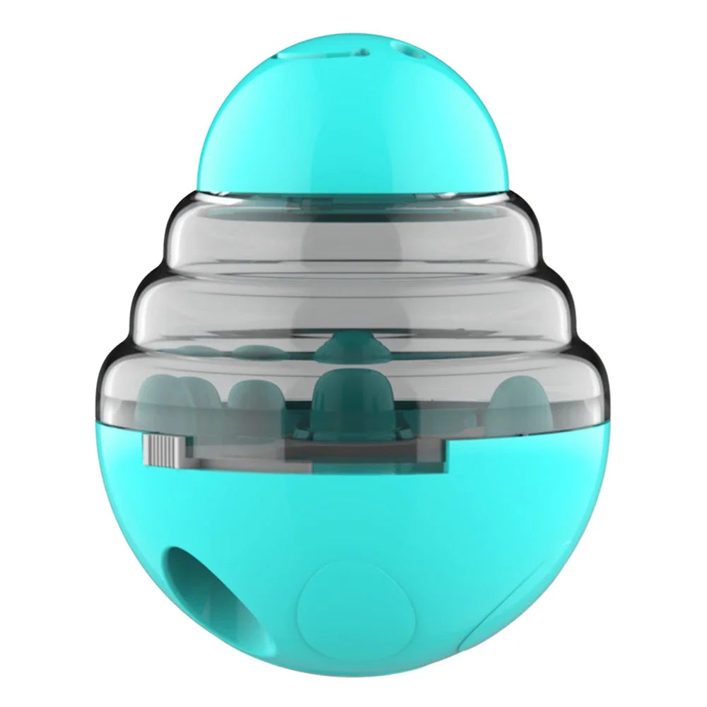 Dog Toy Treat Dispenser For Small Big Dogs Interactive Shaking Leakage Food Container Increases IQ Tumbler Pet Track Rolling Toy