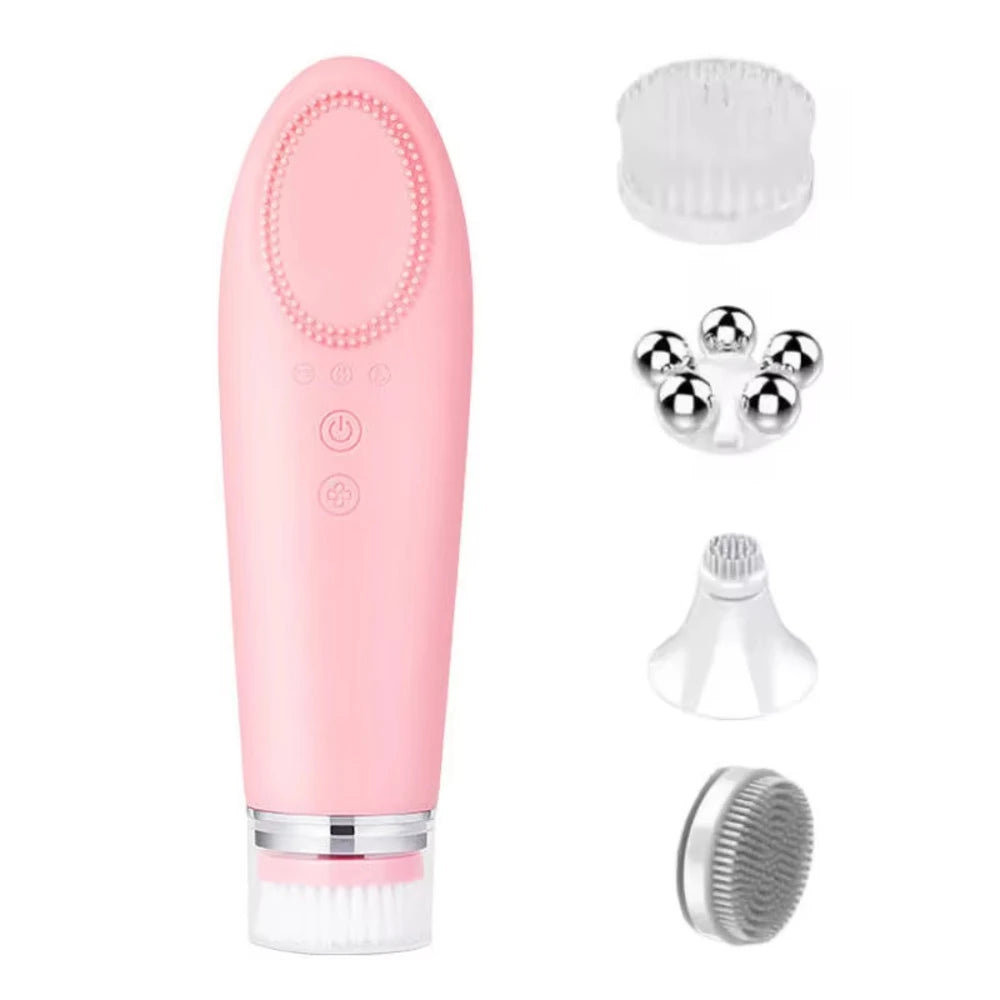 Beauty Massage Tool for Face and Neck Facial Tool Metal Rolling Head Facial Clean and Massage Roller