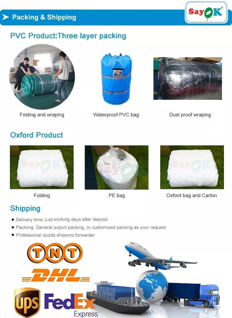 SAYOK Inflatable White Wedding Bounce House Castle PVC Inflatable Bouncy Castle Bounce House Bridal Jumping Bed for Wedding