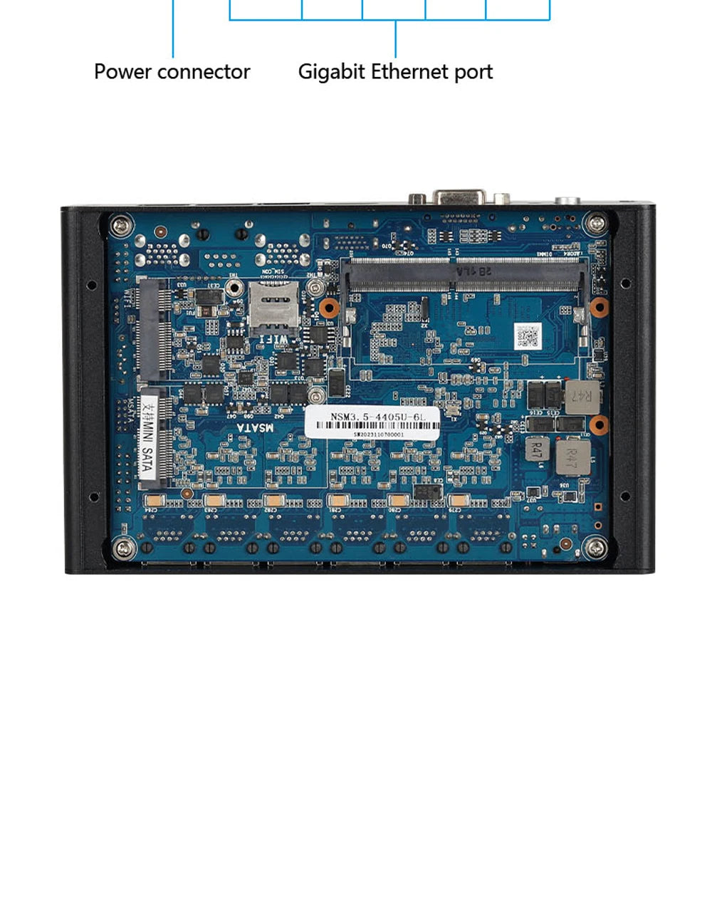 BEBEPC Fanless Mini PC Intel 4415U 6*LAN i211 NICS 1*RS232 3/4G Module Pfsense Firewall Soft Router VPN Sever Linux Win11 Pro