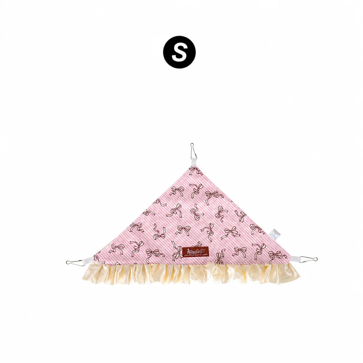 1 PC Triangle Small Pet Hammock Guinea Pig Bed Hanging Corner Hideout for Pet Hamster Bird Squirrel Breathable Lace Nest Supply
