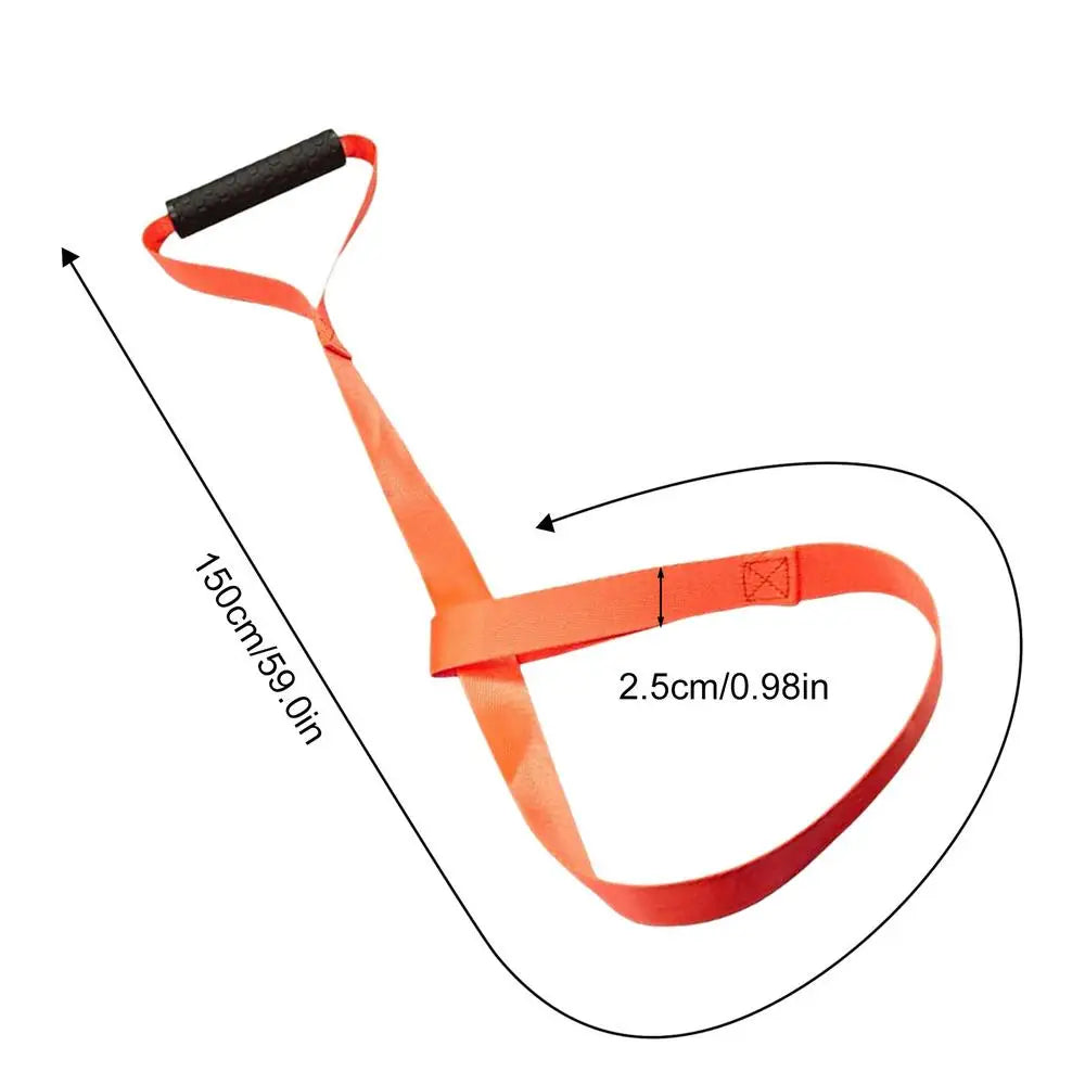 Deer Drag Harness Heavy Duty Deer Dragging Rope Deer Tow Strap Harness for Safety and Durability Orange Deer Pulling Accessories