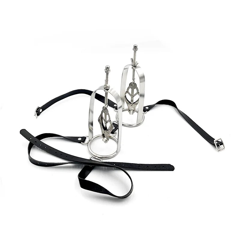 Breast Clips Undershirt Type New Butterfly Breast Clips Breast Chain Erotic Products Nipple Clamps Alternative Couple Sex BDSM