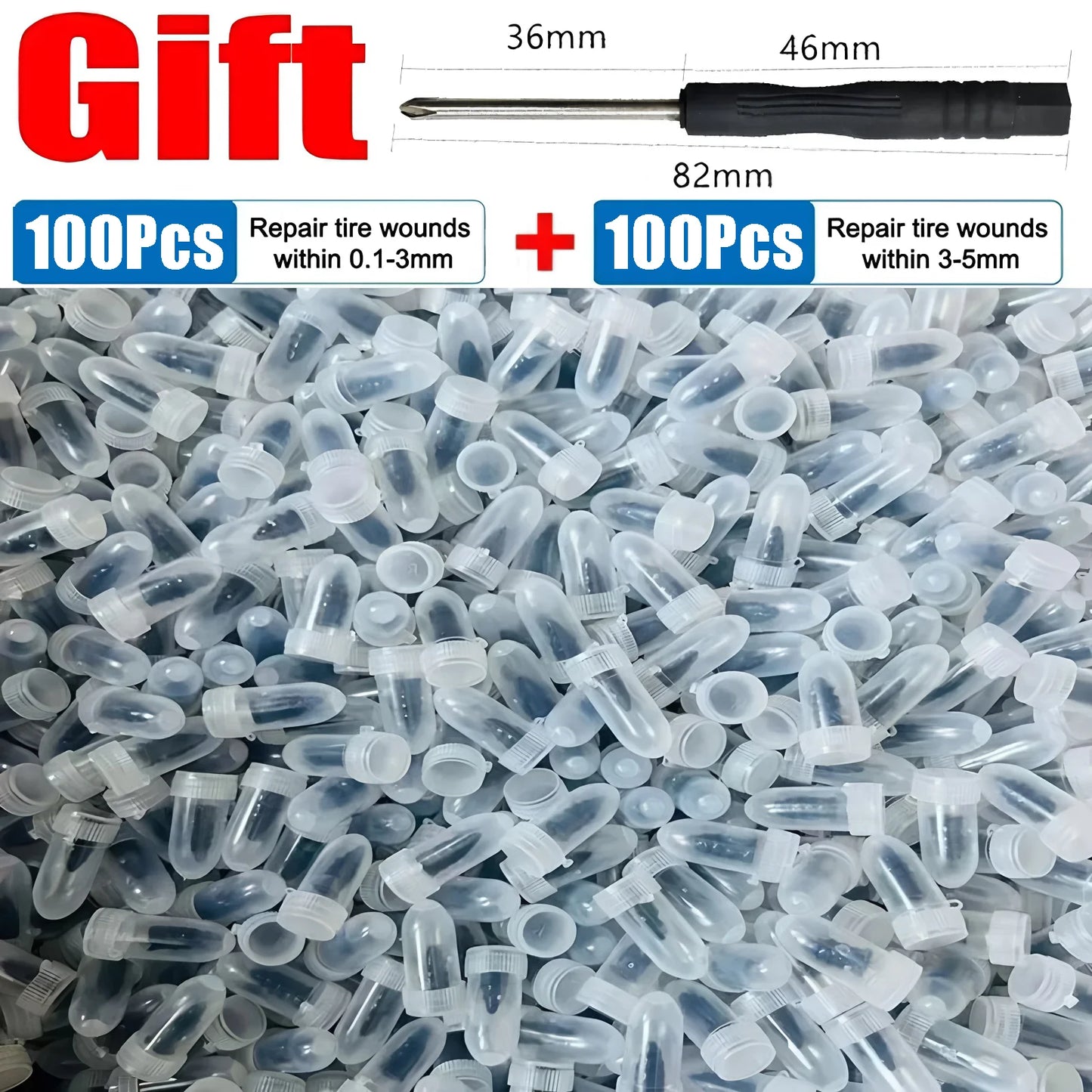 Car Tire Repair Nail Vacuum Tyre Screw Rubber Patch Car Wheel Universal Puncture Repair Kit Car Motorcycle Tubeless Nails Tool