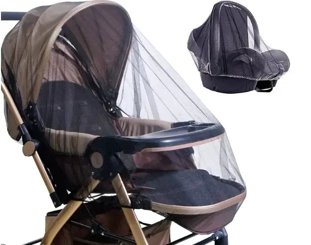 Portable Mini Crib Mosquito Net with Elastic Edge Fine Mesh Washable Bug Net Cover for Stroller And Bassinet