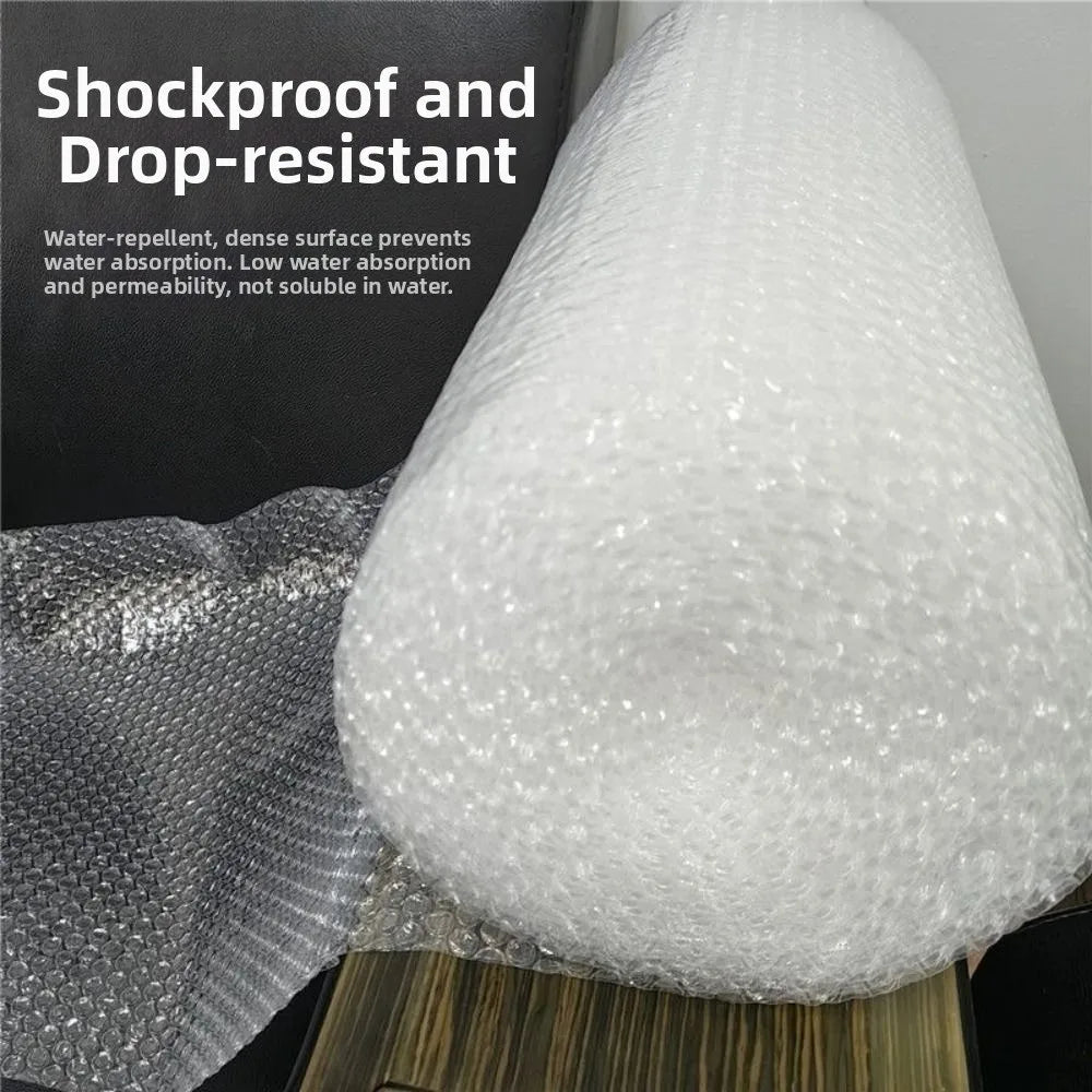 High Quality Foam Packaging Bubble Film Shockproof Packaging Bubble Film Double Layer Bubble Cushioning Wrap Shipping Supplies