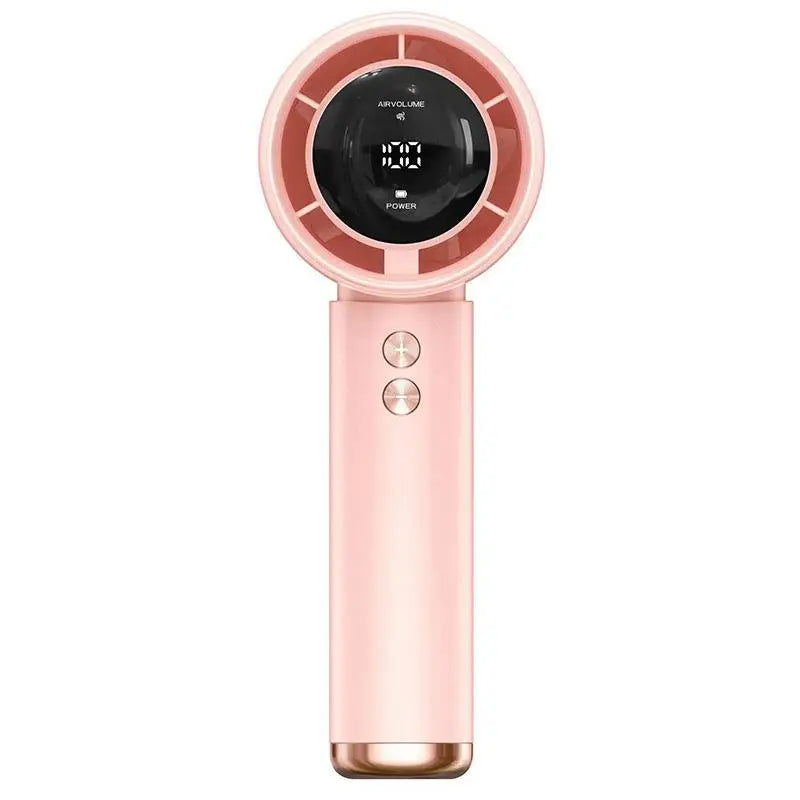 Lenovo Portable Handheld Turbo Fan 100-Speed Adjustable High Speed Cooling Fan USB Rechargeable Quiet Personal Fan for Travel