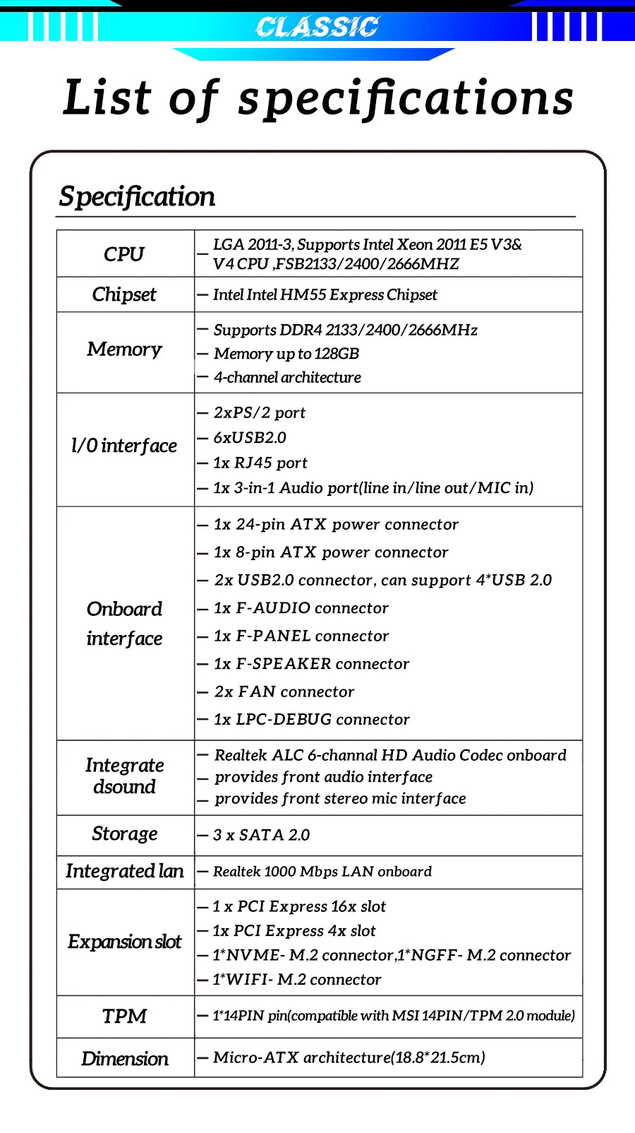 SOYO X99 Motherboard LGA 2011-3 Set Kit Xeon E5 2680 V4 CPU Processor 16G=1*16G DDR4 REG ECC RAM Memory M.2 NAME For Computer