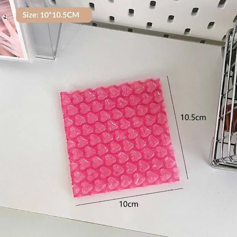 ✔Heart-Shaped Bubble Mailer Padded Envelopes,Cute Pink Bubble Wrap Shipping Bags for Small Business & Gift Packaging