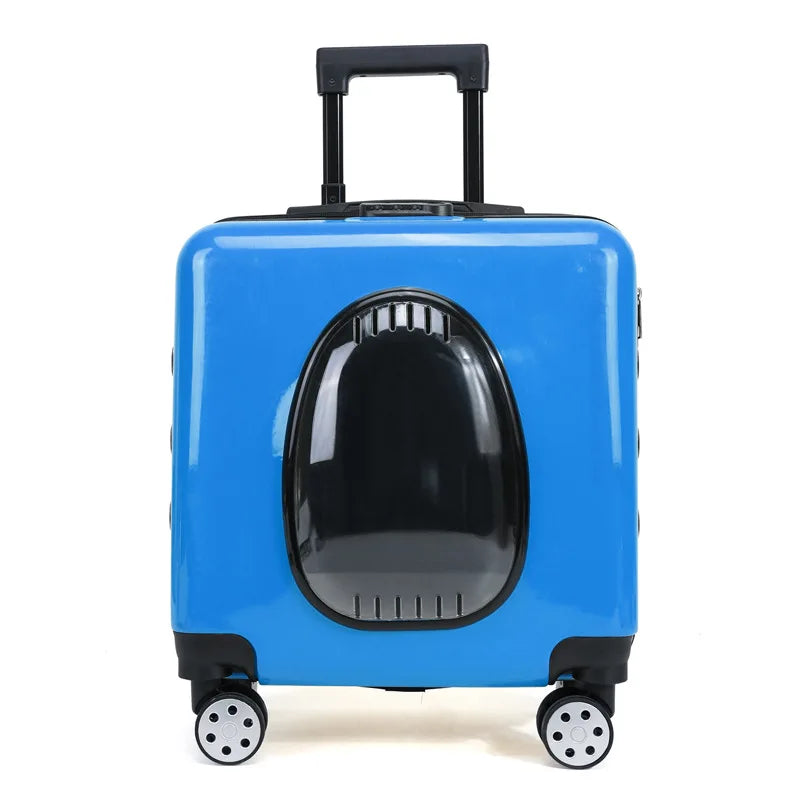 2026 New Multi Functional Small Pet Breathable Box, Cat Suitcase, Comfortable Outdoor Pet Suitcase, Travel Suitcase