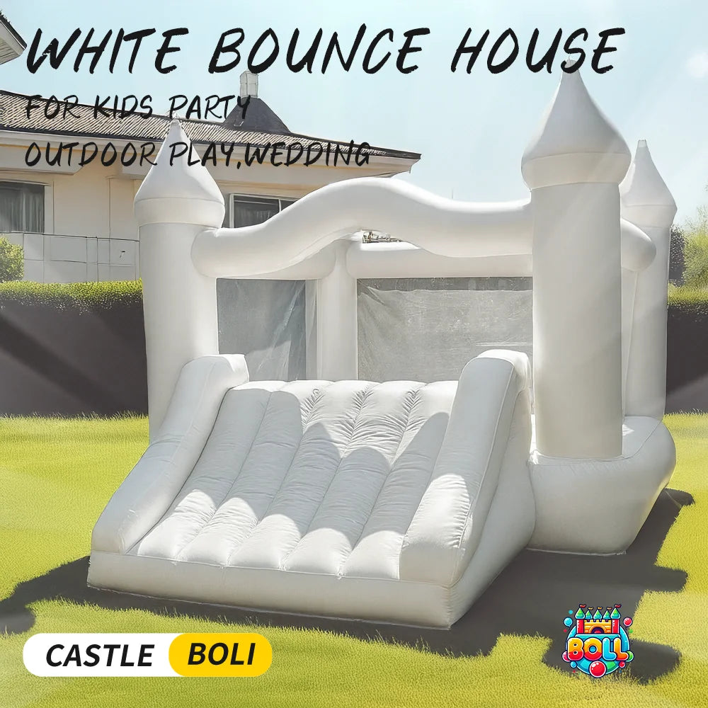 Inflatable Bounce House with Slide for Kids 5-12,12ft x 9ft x 8ft Bouncy Castle Jump House for Adult Toddlers Kids Party
