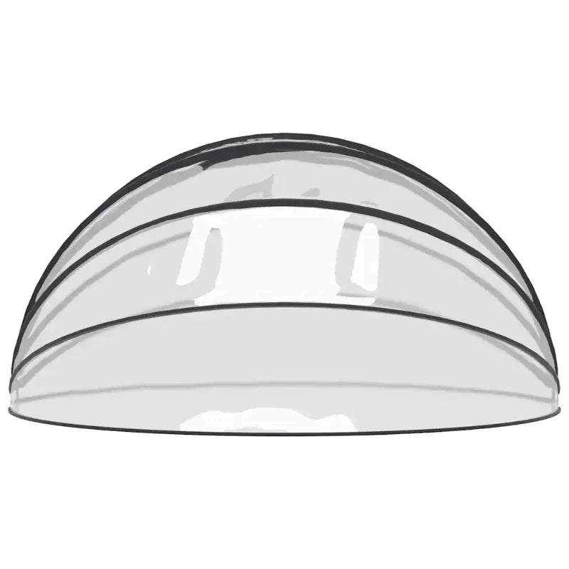 559x275 cm Pool dome cover. This pool cover is made of PVC material and filled with fiberglass, effectively blocking sunlight and preventing external pollutants such as leaves, insects, and dust from entering the pool.
