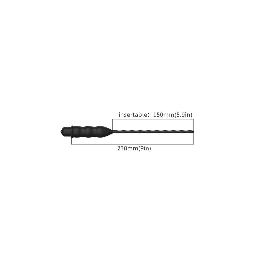 10 Frequency Urethral Vibrator Horse Eye Stimulator Sounding Penis Plug Insert Catheter Expander Male Masturbator Sex Toys