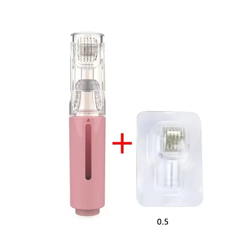 105 Pins Derma Microneedle Roller Titanium Needle Roller Lip Roller Beard Growth Roller Beard Hair Treatment & Serum Applicat