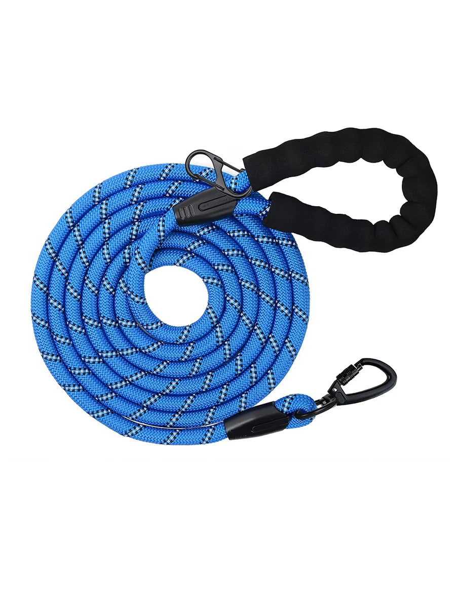 Dog Training Lead, Long Dog Lead 1.5M/2M/3M, Long Rope with Padded Handle for Small, Medium/Large Dog