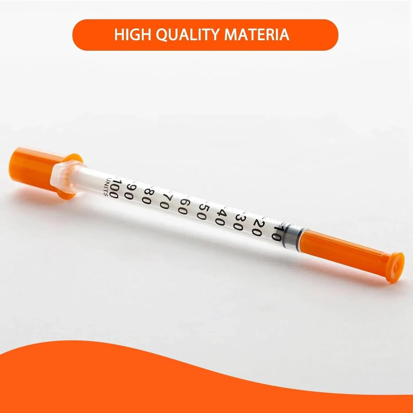 100pcs 1ml 0.5ml 30G 31G Pet Animal Dog Cat Disposable Syringe Plastic Veterinary Syringe with Needles Medical Supplies