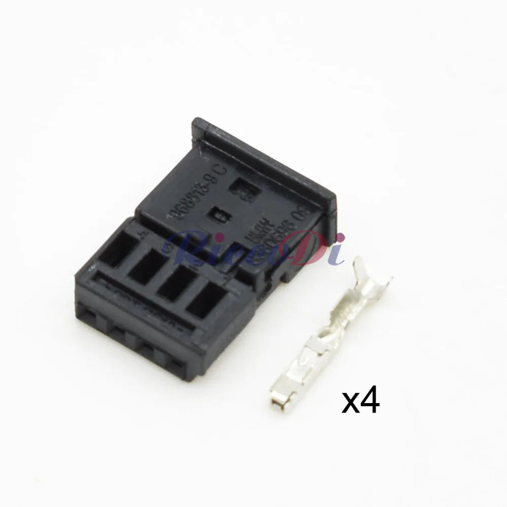 1 Set 4 Pin Automotive Connector Car Ambient Light Door Light Wire Harness Plug 968813-9 838069609 0-1452576-1 968813-1