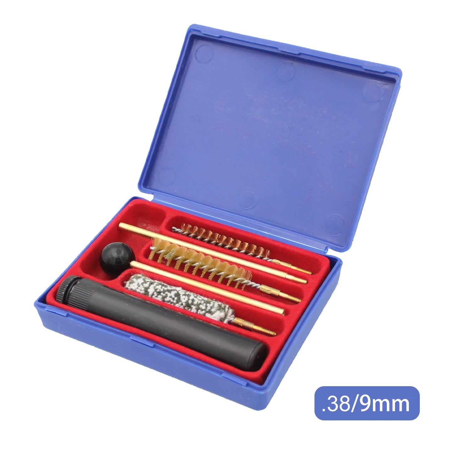 5Pcs/Set Gun Cleaning Kit Pistol Bore Cleaner Brush/Mop for .22/.223/.357/.38/.45 Cal 9mm 5.56mm Universal Gun Cleaning Set