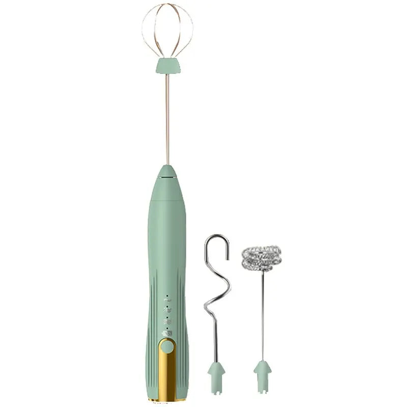 Mini Electric Milk Foamer Blender Wireless Coffee Whisk Mixer Handheld Egg Beater Cappuccino Frother Mixer Kitchen Whisk Tools