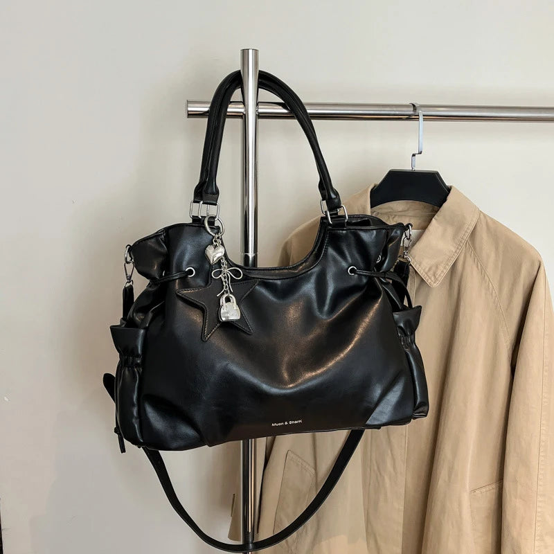 Fashionable Brand Design Tote Bag New Retro Shoulder Bag Casual Large-capacity Crossbody Bags Light Luxury High-end Women's Bags