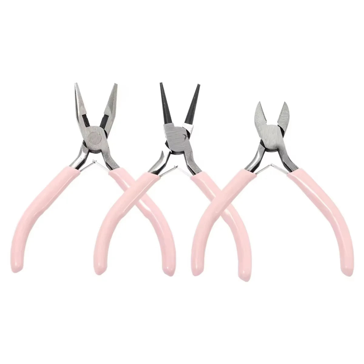 4 Pack Jewelry Pliers Jewelry Making Pliers Tools Kit with Needle Nose Pliers/Chain Nose Pliers, Round Nose Pliers