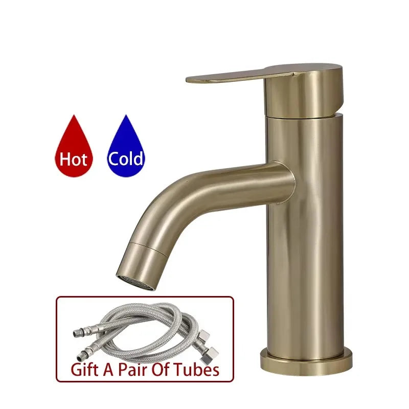 ULA G1/2 Basin Faucet Waterfall Bathroom Sink Faucet Hot Cold Water Mixer Tap Deck Mounted Bathroom Tap Crane Washbasin Tap