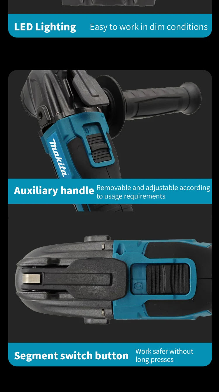 Trimming Cutter: 6-Gear Settings, 18/20V Li-Ion Battery, 340-326mm Length, Multi-Use for Sawing, Cutting, Shoveling For Makita 18v Battery