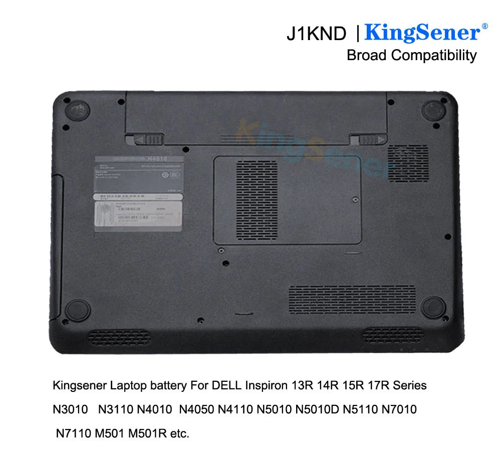 KingSener J1KND Laptop Battery for DELL Inspiron N4010 N3010 N3110 N4050 N4110 N5010 N5010D N5110 N7010 N7110