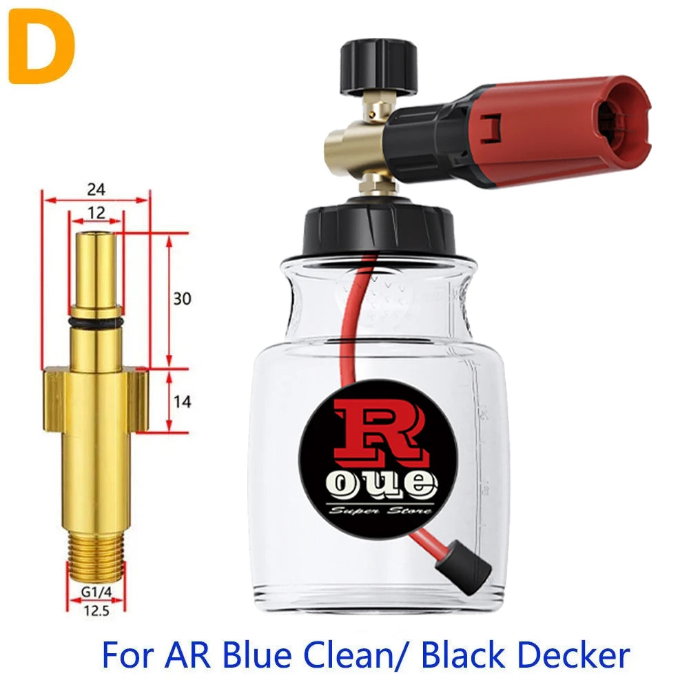 KAIKARAI High-Pressure Cleaning Gun Black-red Foam Watering Can Simple Car Washing Tools Outdoor Garden Washing Machine Bubbler