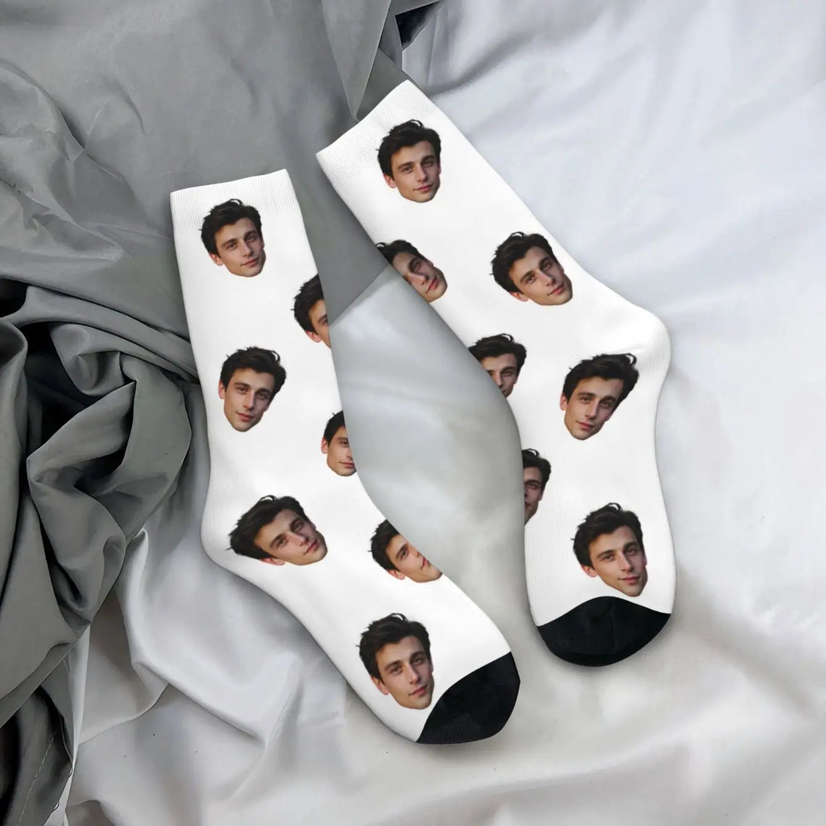 Customized face-shaped socks Unisex customized socks Personalized picture socks Photo socks Customized socks as gifts