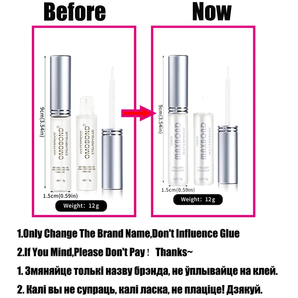 7g Waterproof Quick Dry False Eyelash Glue for Lash Lift Eyelash Perming Setting Brow Lamination Eyebrow Perm Tools Accessories