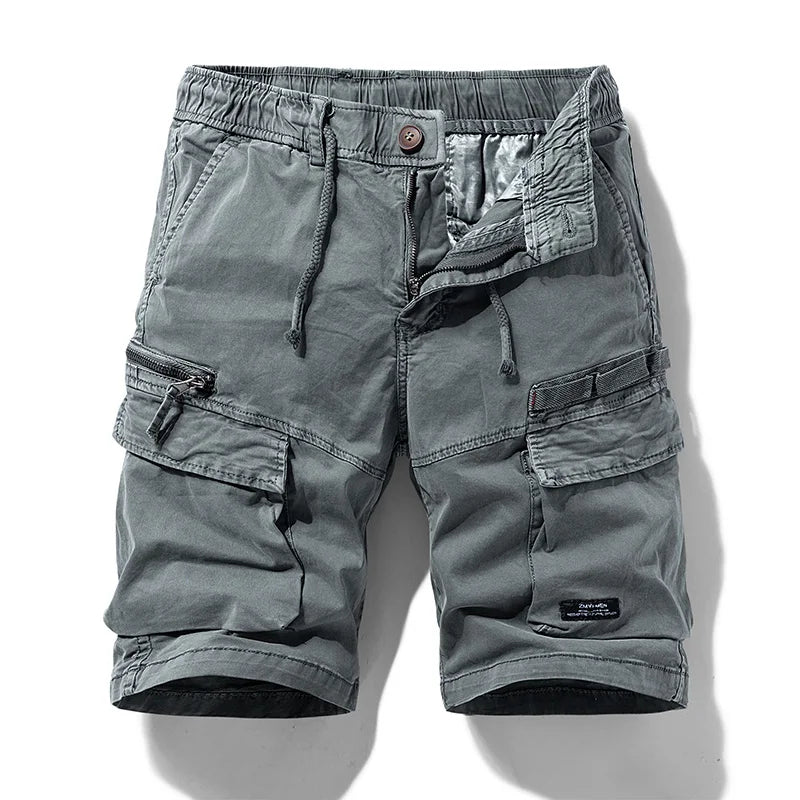 New Summer Men Cotton Cargo Camouflage Shorts Men Clothing Casual Breeche Bermuda Beach Jogger Shorts Male Hot Dropshipping