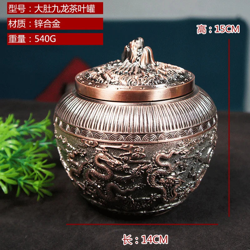 Pet Memorial Keepsake Container for Ashes Tea Canister Coffin Box for Human Ashes Metal Cremation Animal Urn Funeral Home Decor