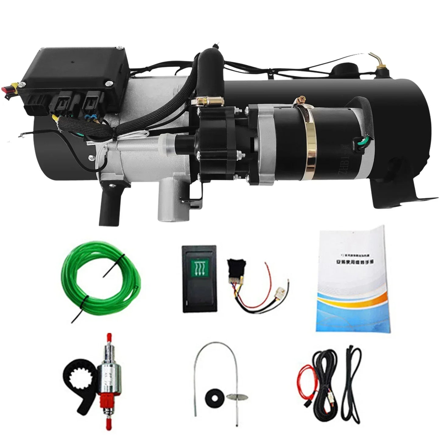 SIHAO Heavy Duty 10KW Diesel Water Preheater 12V 24V Universal Vehicle Fuel Heater for Auto Engine & Interior Heating