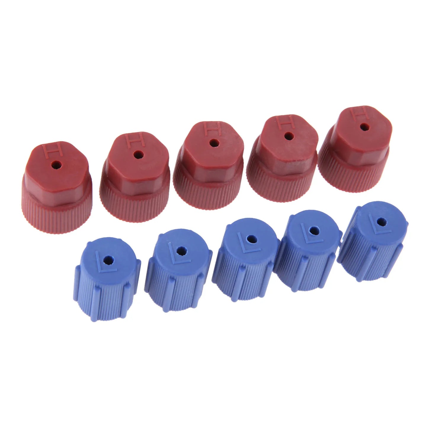 10pcs R134a Cap AC Caps 13mm & 16mm Air Conditioning Service AC System Charging Port Caps for Car Air-conditioning Replacement