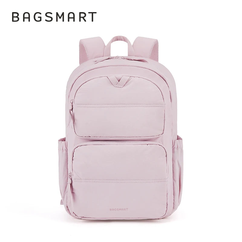 BAGSMART Laptop Backpack Large Capacity Women Casual Travel Bag College School Backpack For Boys Girls
