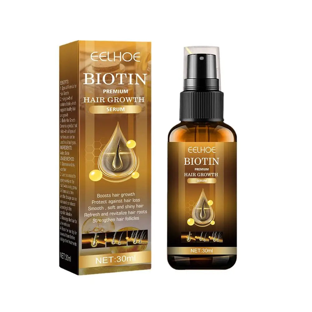 Products Biotin Thickening Fast Growing Hair Care Essential Oils Anti Hair Loss Spray Scalp Treatment For Men Women