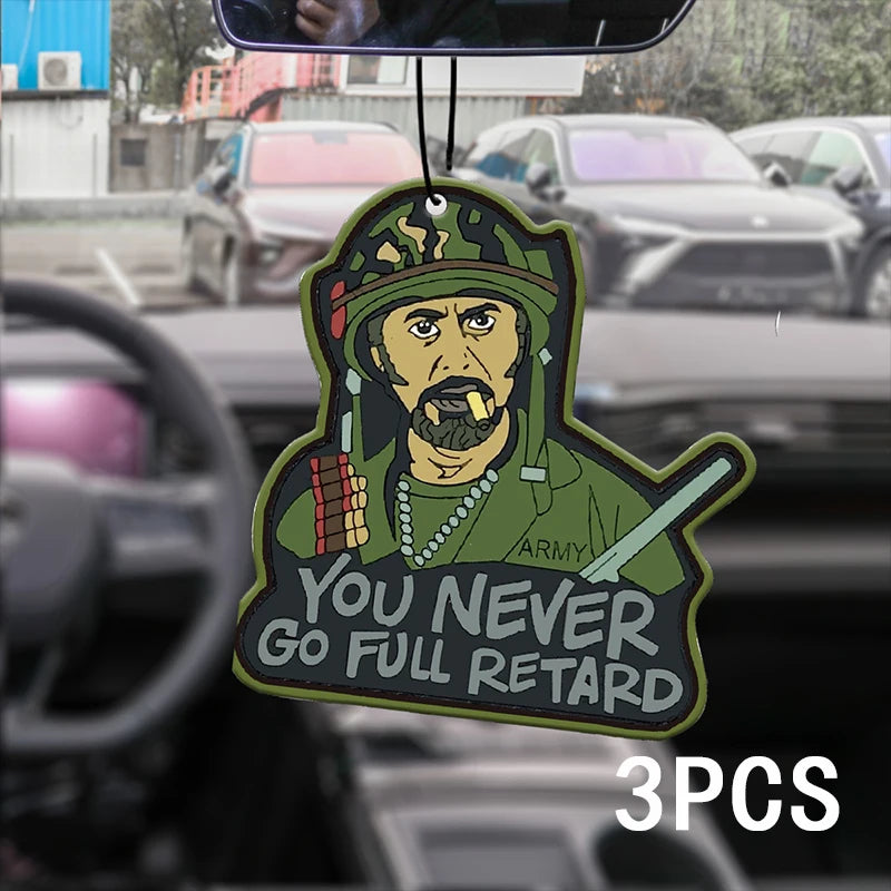 You never go full wardrobe parody car aromatherapy air freshener cartoon anime toilet wardrobe natural cologne fragrance
