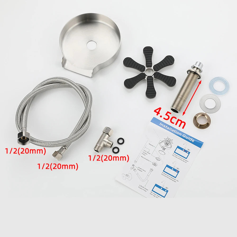 Kitchen Sink Glass Cup Wash Automatic Stainless Steel Pressure Spray Washer Cup Tool Cleaning Faucet Bar Rinser Coffee Pitcher