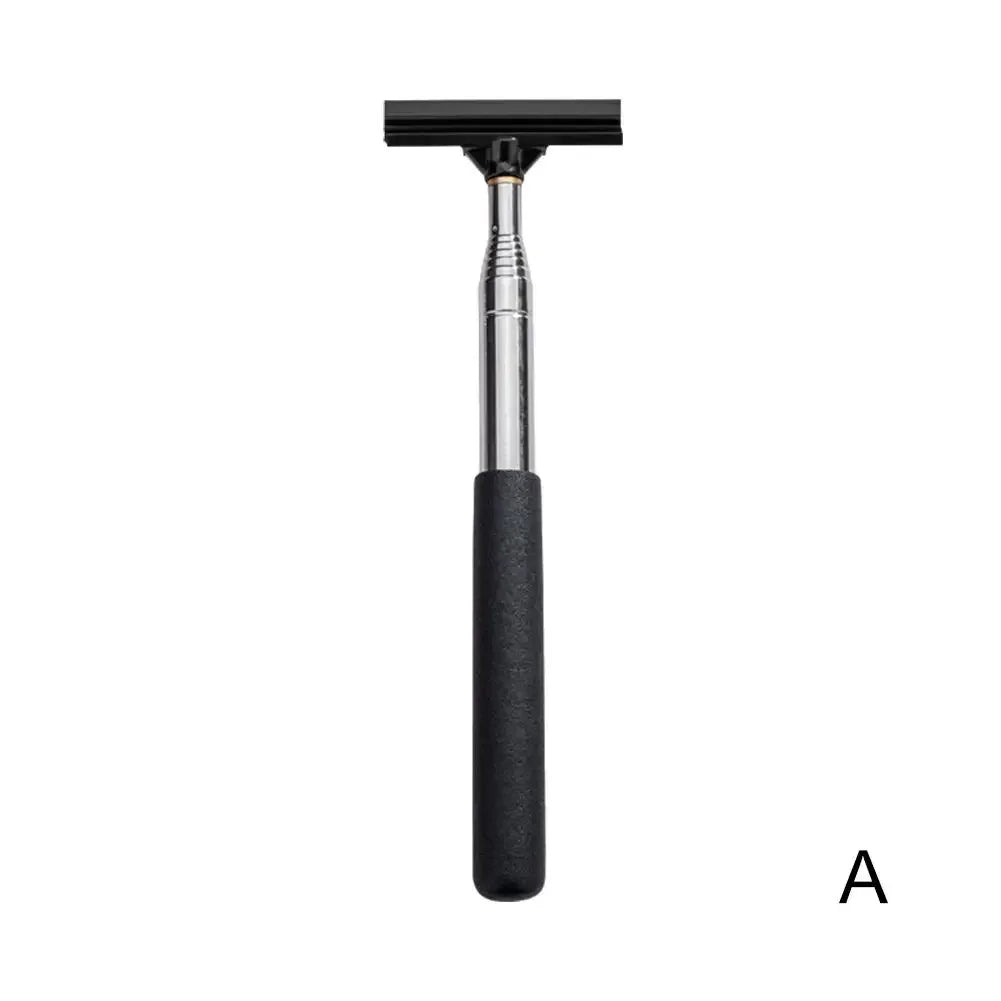 Car Rearview Mirror Wiper Wash Telescopic Cleaning 98cm Wiper Handle Glass Long Demist Cleaning Cleaner Handheld Tool Mirro Q2W9