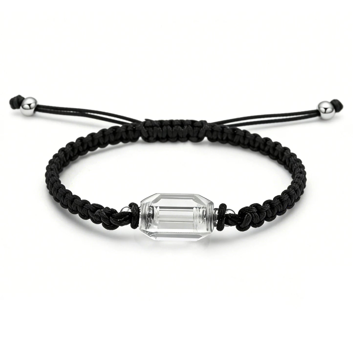 Acrylic Vial Bracelets Cremation Jewelry Urn Bracelet Bangle Rope Handmade Bracelet Adjustable Memorial Keepsakes for Loved Ones