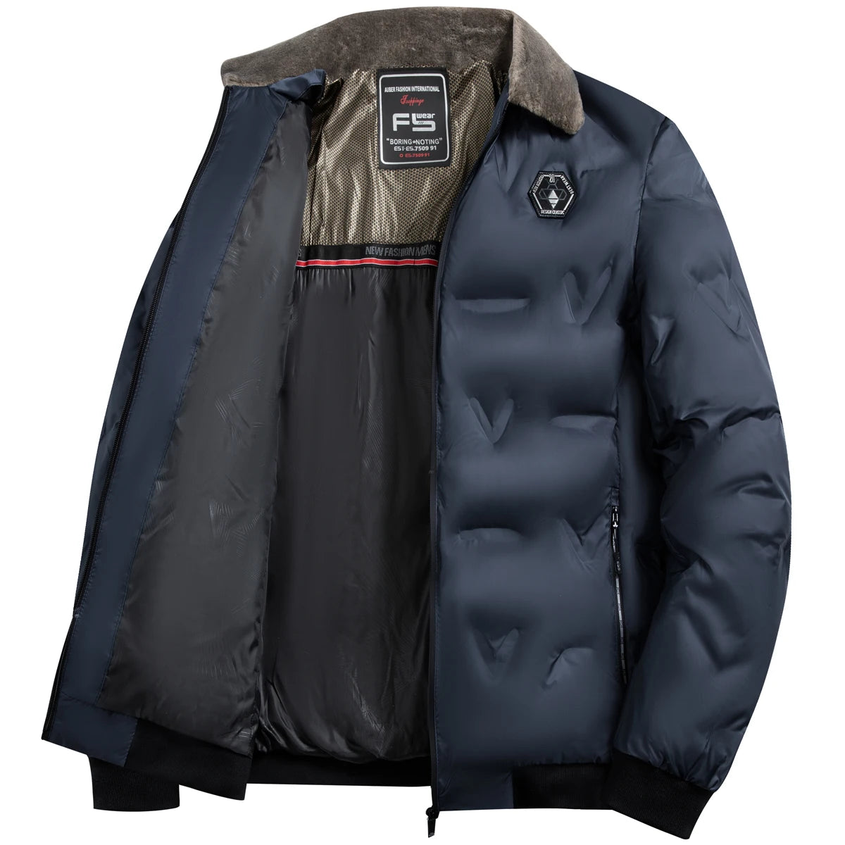 Men's Fashion Windbreaker Parka Coat Male Jacket Autumn Winter Overcoat Windproof Casual Warm Hombre New Streetwear Outdoors