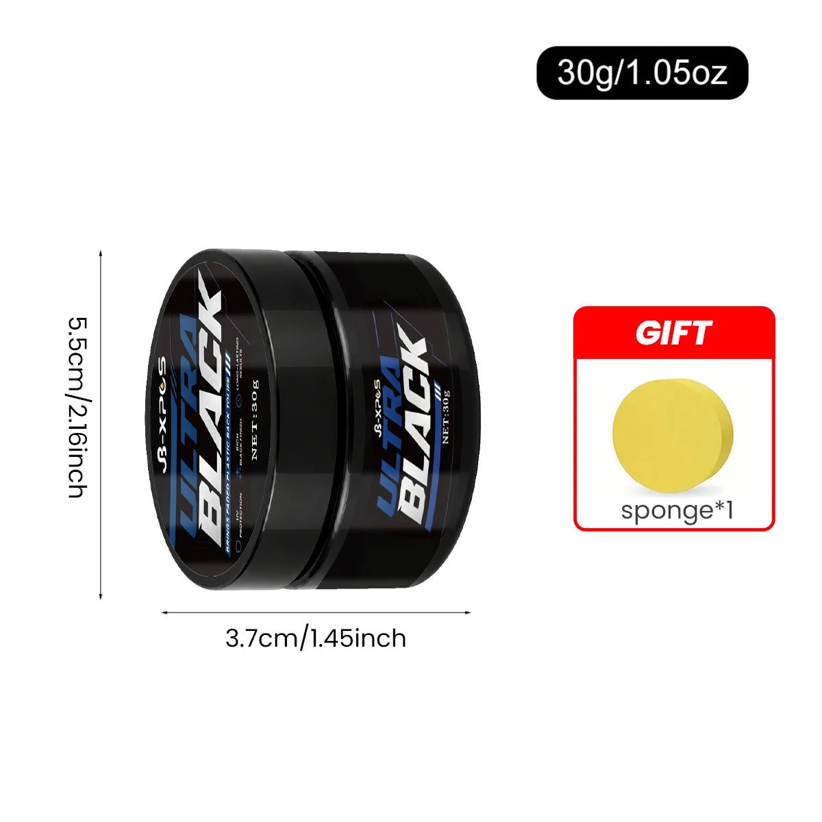 Car Plastic Restorer Cream Leather Care Anti-Aging Deep Moisturizing Restore Shine Auto Detailing Long-Lasting YT2032
