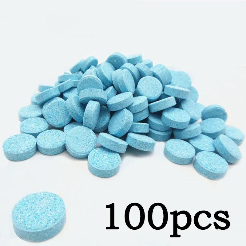 Car Windshield Cleaning Effervescent Multifunctional Glass Water Tablets Solid Cleaner Windshield Spray Car Wash Accessories