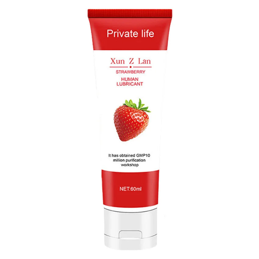 Fruit Water-Soluble Lubricantion Water Based Gel Lubricats Sex intimate For Adults Men Women Gay body Sexy Strawberry Fragrance