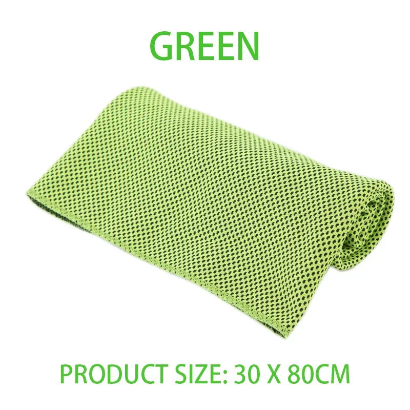 Outdoor Microfiber Quick-Dry Sports Cooling Ice Towel Cold Towel Fitness Cool Towel Camping