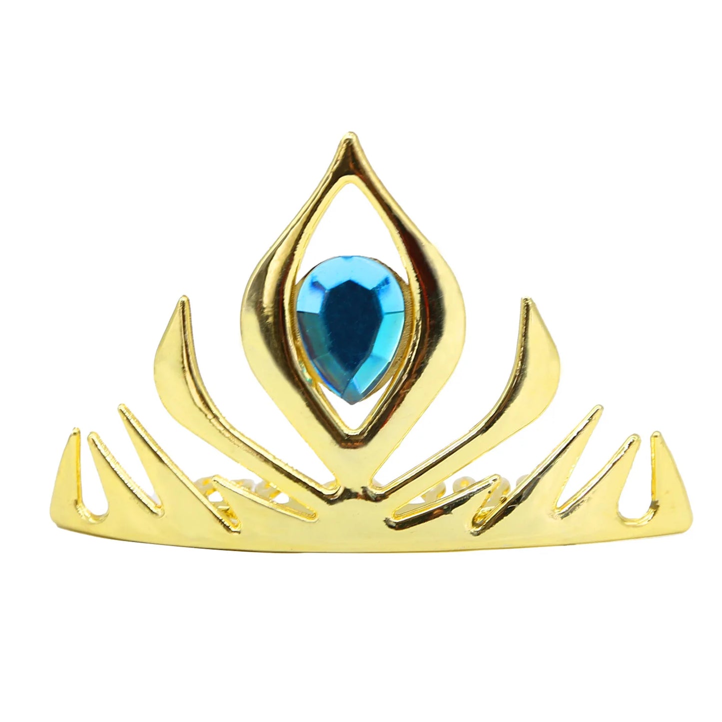 Princess Girls Anna Tiara Headband Royal Crown for Kids Elsa Gold Crown Baby King Queen Crown Costume Accessory Party Favors