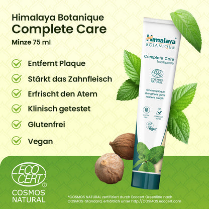 Himalaya Botanique Complete Care Zahnpasta – Minze 75 ml