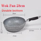 Frying Pan Wok Pan Non-Stick Pan Skillet Cauldron Induction Cooker Pot Pans Pancake Pan Egg Pan Gas Stove Home Garden