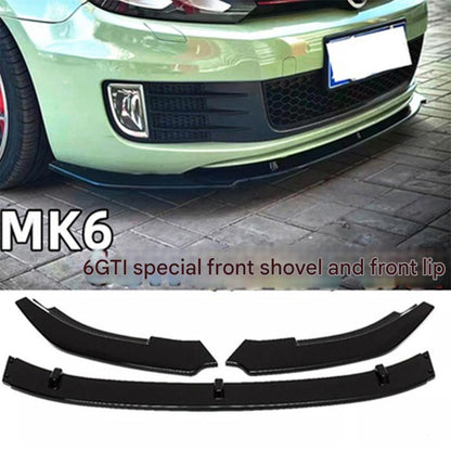 For VW Golf 6 MK6 GTI GTD 2010-2013 Car Front Bumper Splitter Lip Diffuser Body Kits Spoiler Guard Retrofit Accessories New